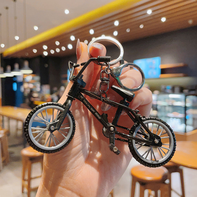 Mini llavero de bicicleta de aleación de zinc al por mayor